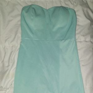 Midi slit fitted dress